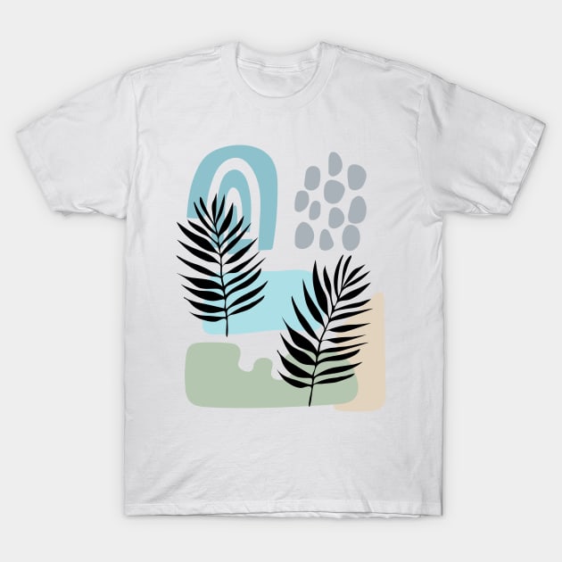Tropical Abstract Design T-Shirt by SWON Design